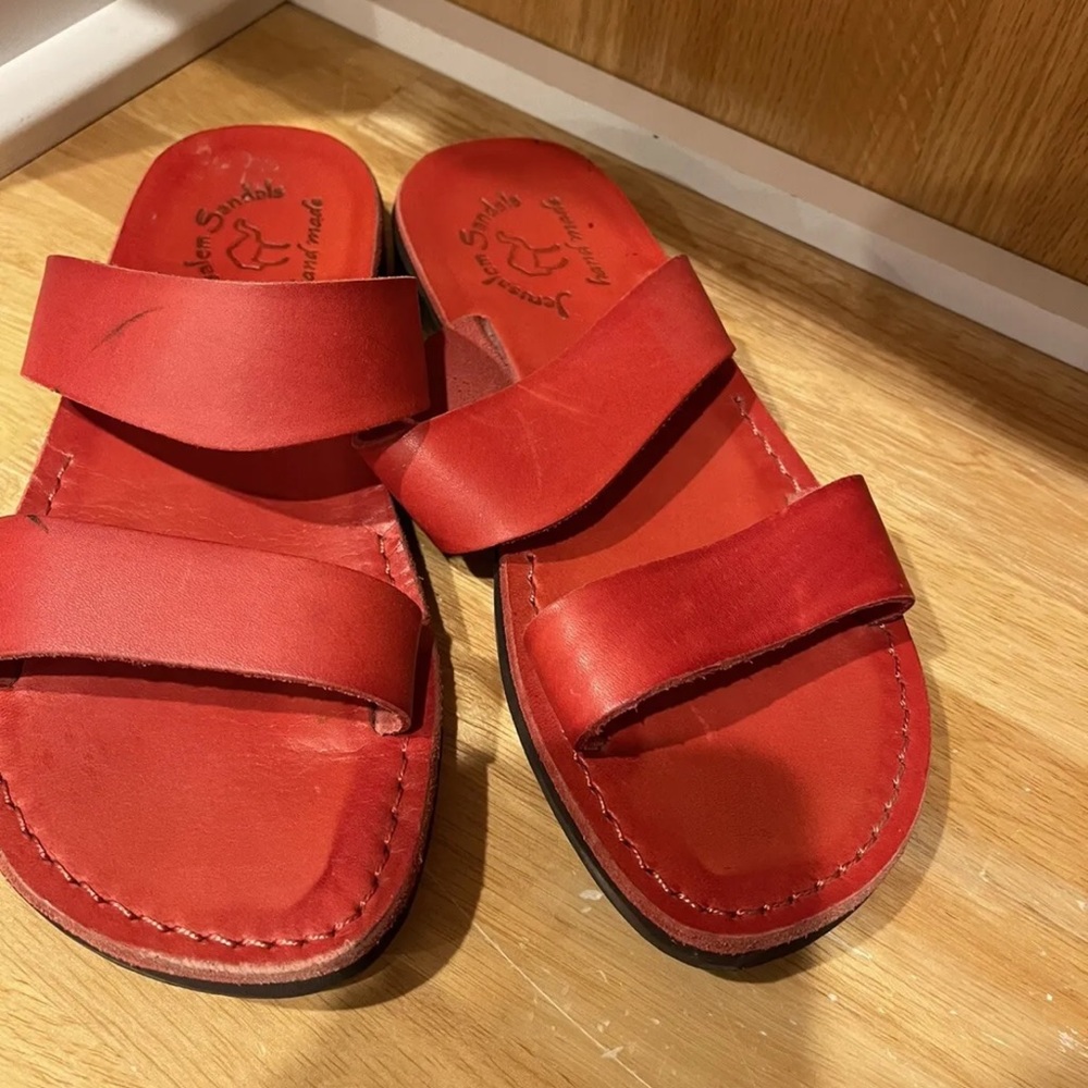Jerusalem Sandals Aviv Rubber Slide Size 41